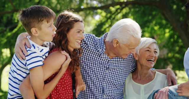 Multi-generational family enjoying outdoor activities together - Download Free Stock Images Pikwizard.com