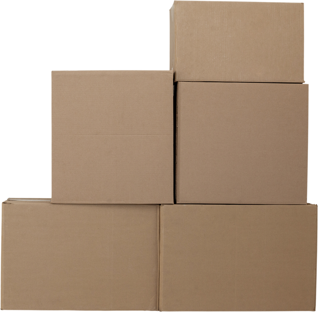 Transparent Stack of Brown Cardboard Boxes Isolated - Download Free Stock Videos Pikwizard.com