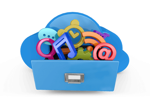 Transparent Cloud with Digital Icons for Communication and Networking - Download Free Stock Videos Pikwizard.com