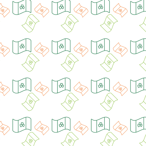 Transparent Irish Flag and Clover Pattern for St. Patrick's Day Celebration - Download Free Stock Videos Pikwizard.com