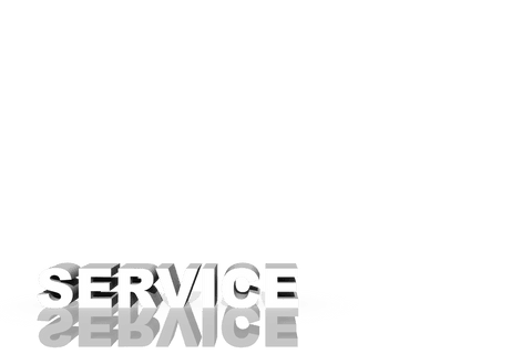 3d service text with reflection on transparent background - Download Free Stock Videos Pikwizard.com