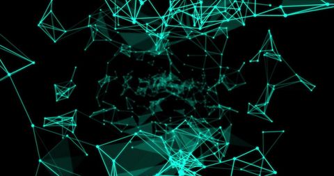 Abstract Digital Tunnel Holographic Connections - Download Free Stock Images Pikwizard.com