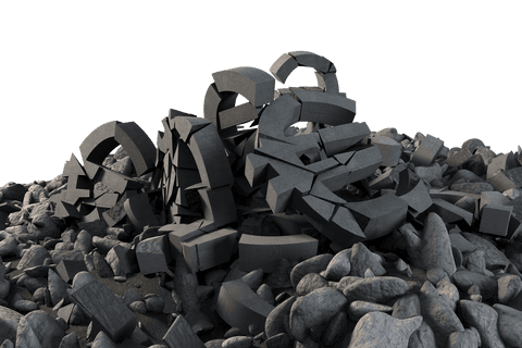 transparent crushed euro currency symbols on rocky ground - Download Free Stock Videos Pikwizard.com