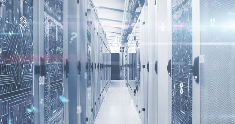 Technological Innovation in Data Center Infrastructure - Download Free Stock Images Pikwizard.com