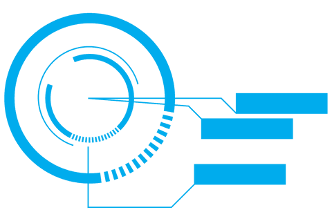 Digital Blue Circular Data Interface on Transparent Background - Download Free Stock Videos Pikwizard.com