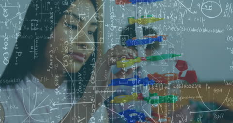 Creative Educational Scene Blending Math with Science in Classroom