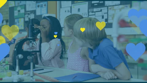 Diverse Kids Engaging in Interactive Science Lesson with Puzzles