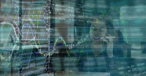 Businesswoman Analyzing Financial Data on Smartphone and Laptop - Download Free Stock Images Pikwizard.com