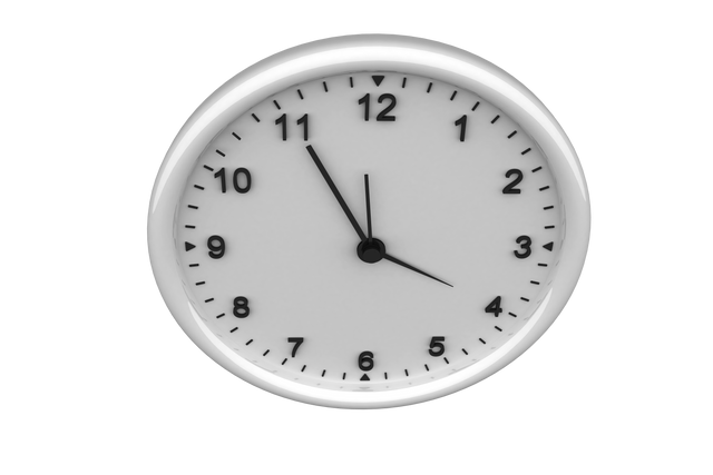 Minimalist White Wall Clock on Transparent Background - Download Free Stock Videos Pikwizard.com