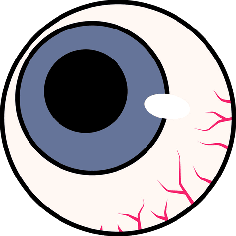 stylized transparent eyeball icon with veins illustration - Download Free Stock Videos Pikwizard.com