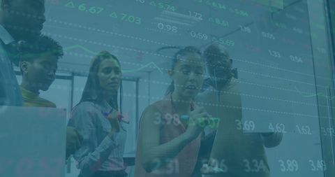 Diverse Business Team Discussing Financial Data with Analytic Graphs - Download Free Stock Images Pikwizard.com