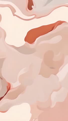 Swirling pastel marbling loop vertical video creating seamless calming gradient background