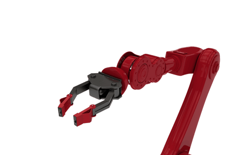 Futuristic Red Robotic Arm with Transparent Background - Download Free Stock Videos Pikwizard.com