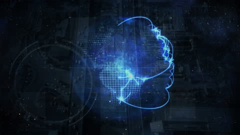 Global Networking and Digital Technology Conceptual Animation