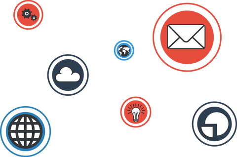 Transparent Business Icons with Technology and Communication Symbols - Download Free Stock Videos Pikwizard.com