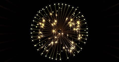 Glittering Fireworks Display Celebrating New Year - Download Free Stock Images Pikwizard.com