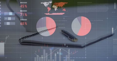 Digital Finance and Global Report Analysis Concept - Download Free Stock Images Pikwizard.com