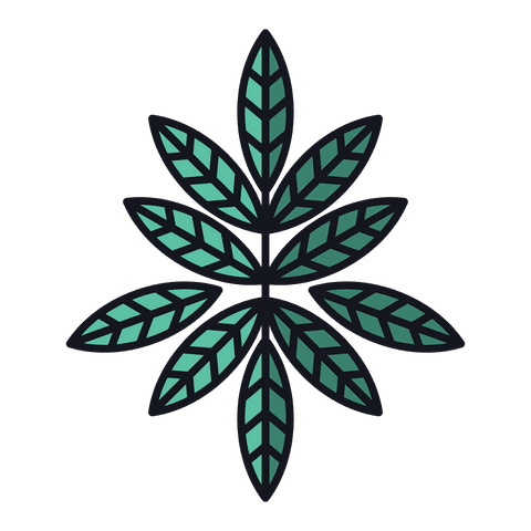 Stylized Leaf Pattern with Green Hue on Transparent Background - Download Free Stock Videos Pikwizard.com