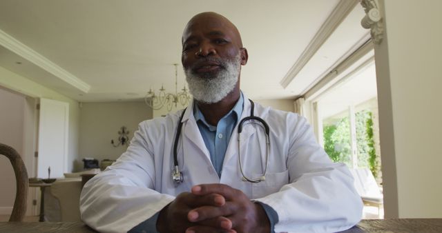 Senior African American Doctor Providing Telemedicine Consultation - Download Free Stock Images Pikwizard.com