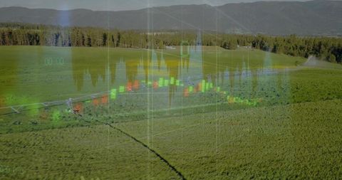 Innovative Agriculture with Data Analysis Over Green Farmland
