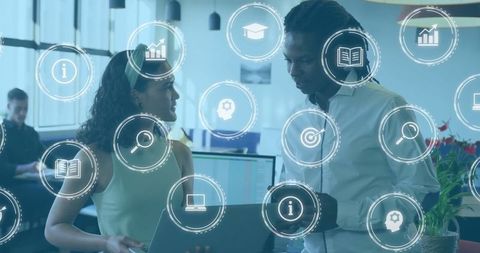 Collaborative Business Discussion with Digital Analytics Overlay