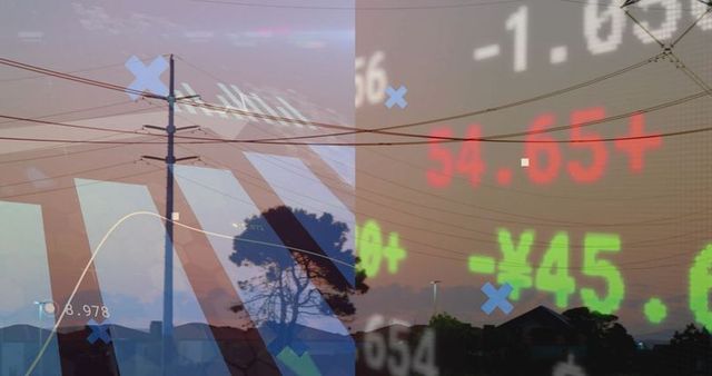 Blending urban infrastructure with financial data