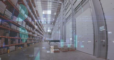 digital insights with statistics in warehouse environment - Download Free Stock Images Pikwizard.com