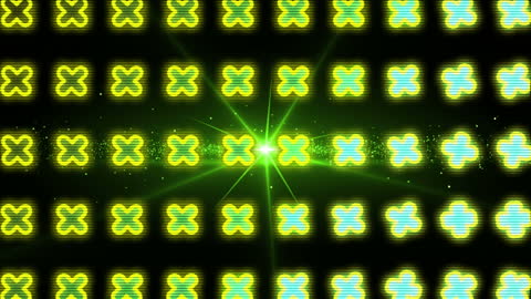 Geometric Light Patterns on Digital Display