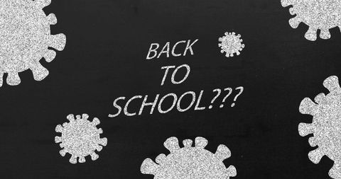 Back to school uncertainty during covid-19 ai concept