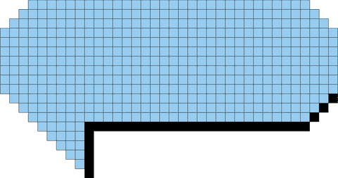pixelated blue speech bubble on transparent background - Download Free Stock Videos Pikwizard.com