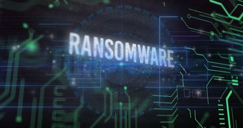 Ransomware Concept with Digital Circuit and Numbers - Download Free Stock Images Pikwizard.com
