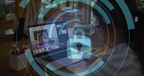 Children Video Calling with Futuristic Data Protection Overlay