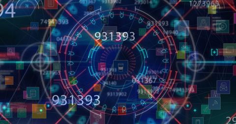 Futuristic Digital Interface with Data Analytics Networks - Download Free Stock Images Pikwizard.com