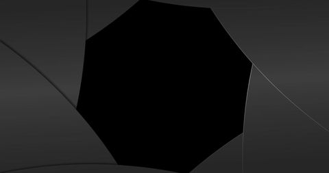 Abstract Aperture Shutter Opening with Dark Center Background