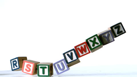 Falling Alphabet Blocks Creating Educational Chaos
