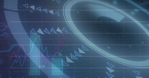 Abstract Digital Interface with Data Charts and Graphs - Download Free Stock Images Pikwizard.com