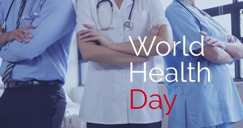 World Health Day Tribute with Diverse Healthcare Professionals