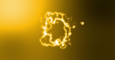 Dynamic energy flow with glowing electrical current