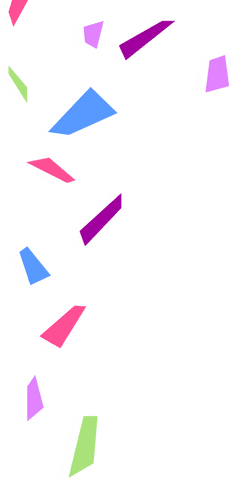 colorful geometric shapes fall on transparent background - Download Free Stock Videos Pikwizard.com