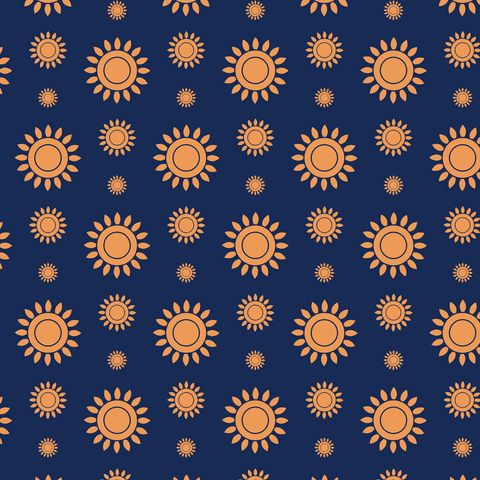 Bright Yellow Sun Pattern on Blue and Transparent Background Illustration - Download Free Stock Videos Pikwizard.com