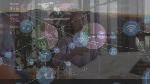 Network Connections Over Business Discussion