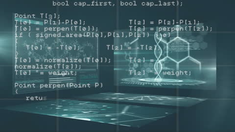 Advanced Medical Data Processing Technology Animation