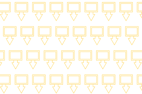 digital yellow pattern design on transparent background - Download Free Stock Videos Pikwizard.com