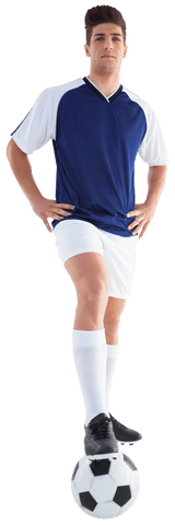 Caucasian Male Football Player Posing on Transparent Background - Download Free Stock Videos Pikwizard.com