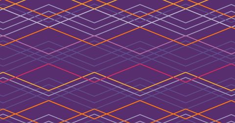 Vibrant Geometric Lines on Purple Background