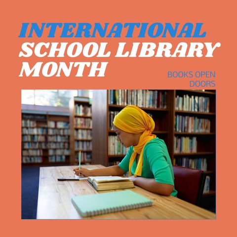 Celebrating International School Library Month with Diverse Reader - Download Free Stock Templates Pikwizard.com