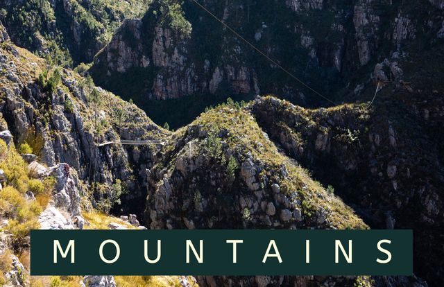 Captures the rugged beauty of mountainous terrain, perfect for promoting adventure tourism. Suitable for travel websites, outdoor activities promotions, posters, and blogs focusing on hiking, exploration, and scenic landscapes.