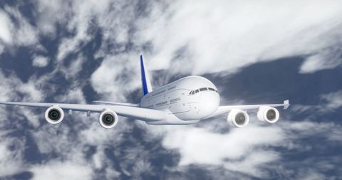 Futuristic Digital Plane Soaring High in Virtual Skies - Download Free Stock Images Pikwizard.com