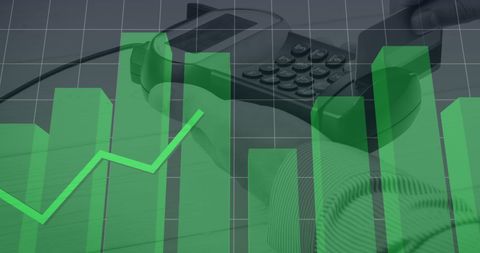 Digital payment security and data analytics concept