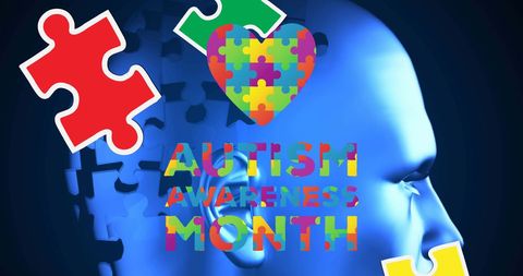 Autism Awareness Month: Puzzle Pieces Symbol - Download Free Stock Images Pikwizard.com
